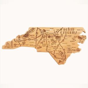 North Carolina Laser Engraved Bamboo Serving/Cutting Board 18" x 8"